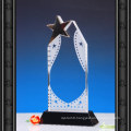 High Range K9 Crystal Glass Trophy for Souvenir